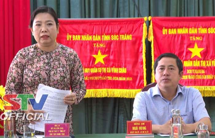 Vĩnh Châu: Lãnh đạo Tỉnh ủy Sóc Trăng kiểm tra công tác tuyển quân năm 2024